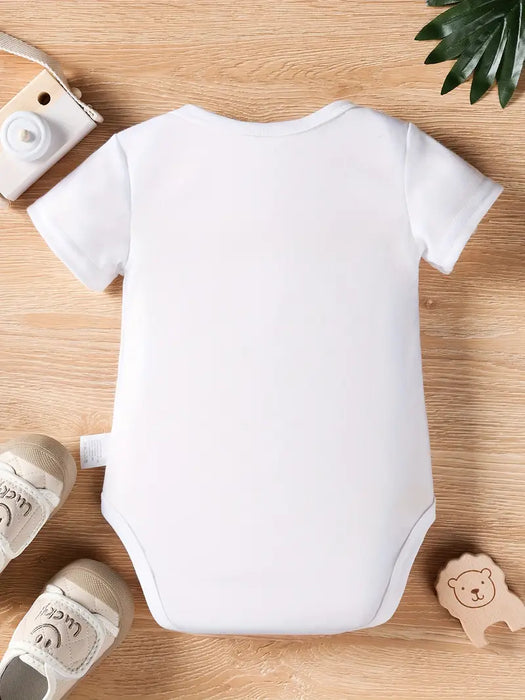 "My First Eid" Stars Design Baby Jumpsuit