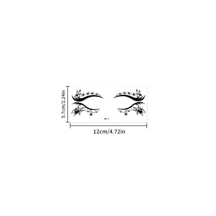4 pcs Halloween Eye Makeup Stickers