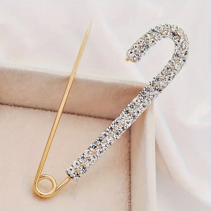 Luxe Rhinestone Large Pin Brooch