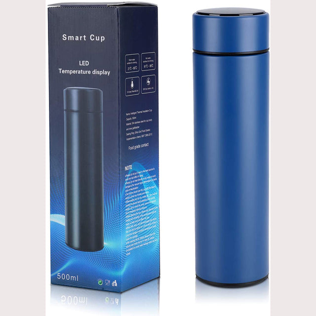 LED Insulation Thermos Bottle