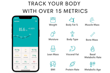 BMI Smart Body Scale - 8 Electrodes - Scale2 Pro™