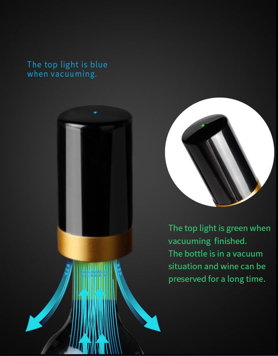 Mini Electric Cork Vacuum Drink Preserver